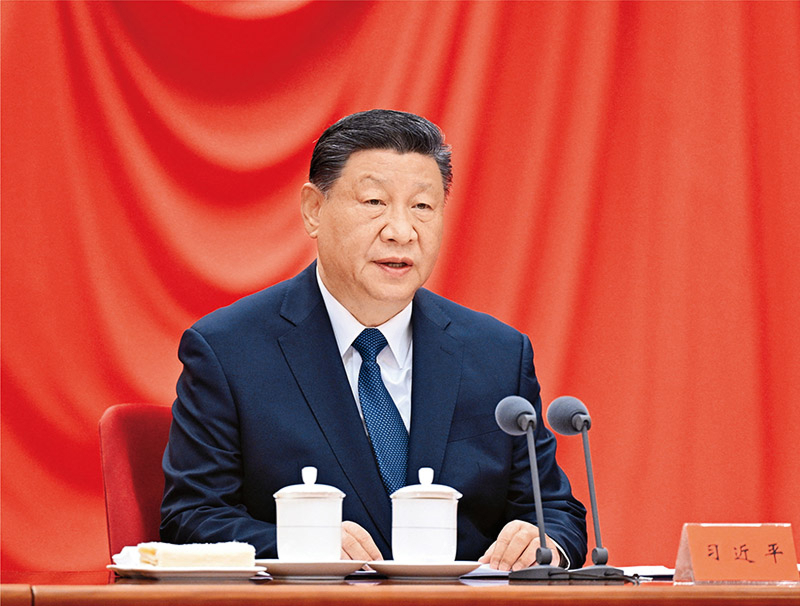 習近平：鍥而不舍落實中央八項規(guī)定精神， 以優(yōu)良黨風引領(lǐng)社風民風